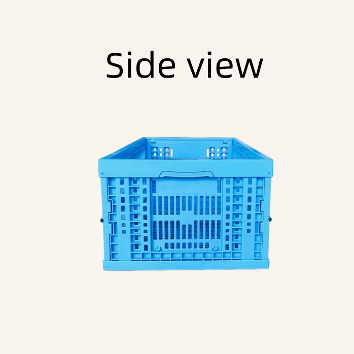 Perforated Collapsible Crate Side View